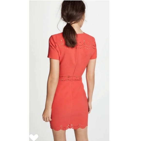 NWOT Likely Eyelet Manhattan Dress, 0, Bittersweet - Picture 2 of 8